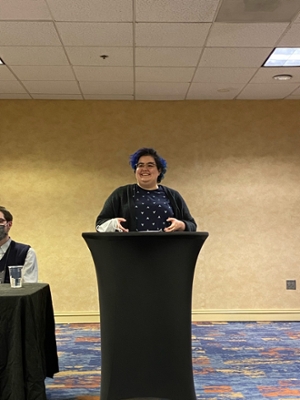 Oak O'Connor presenting